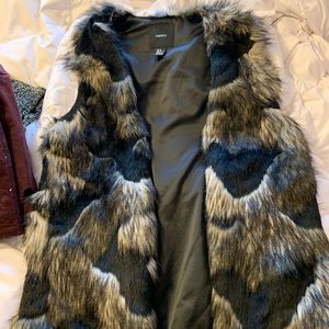 fur vest